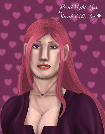 Valeria oc — semirealistic portrait